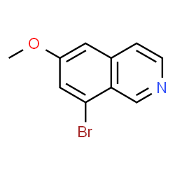 8-溴-6-甲氧基异喹啉结构式
