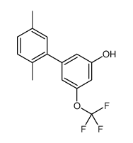 3-(2,5-dimethylphenyl)-5-(trifluoromethoxy)phenol Structure