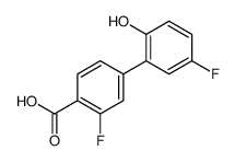 2-fluoro-4-(5-fluoro-2-hydroxyphenyl)benzoic acid Structure