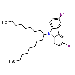 N-9-heptadecanyl-3,6-dibromocarbazole picture