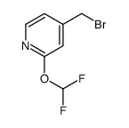 4-(Bromomethyl)-2-(difluoromethoxy)pyridine Structure