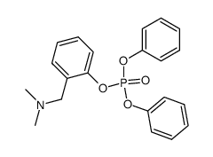 2-((dimethylamino)methyl)phenyl diphenyl phosphate结构式