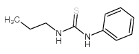 1-苯基-3-丙基-2-硫脲结构式