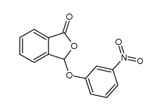 3-(3-nitrophenoxy)isobenzofuran-1(3H)-one结构式