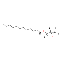 Glycidyl laurate-d5 Structure