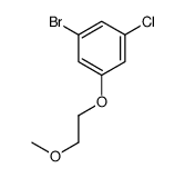 1-溴-3-氯-5-(2-甲氧基乙氧基)苯结构式