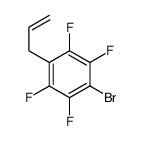 1-bromo-2,3,5,6-tetrafluoro-4-prop-2-enylbenzene结构式