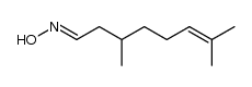 Citronellaldoxime结构式