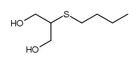 2-(butylthio)propane-1,3-diol结构式
