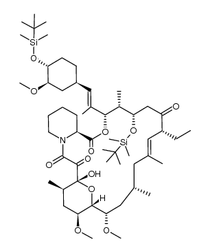 24,33-bis-OTBDMS-ascomycin结构式