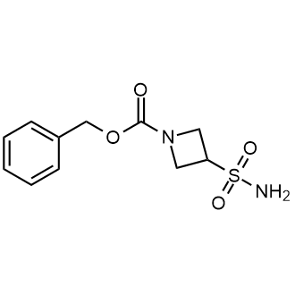 苄基3-氨磺酰氮杂环丁烷-1-羧酸酯结构式