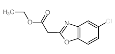 2-(5-氯苯并[d]噁唑-2-基)乙酸乙酯结构式
