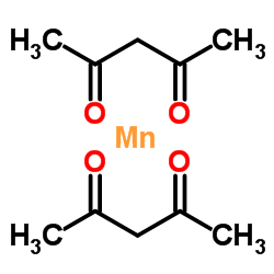 2,4-Pentanedione-manganese (2:1) structure