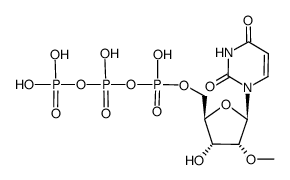 2'-甲氧基-尿苷-5'-三磷酸结构式