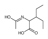 2-acetamido-3-ethylpentanoic acid Structure