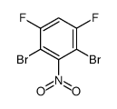 2,4-二溴-1,5-二氟-3-硝基苯结构式