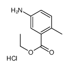 ETHYL 5-AMINO-2-METHYLBENZOATE HYDROCHLORIDE structure