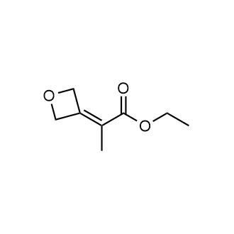 2-(氧杂环丁烷-3-亚甲基)丙酸乙酯结构式