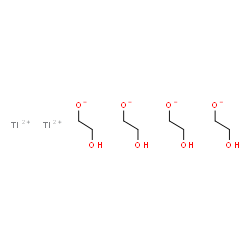 titanium tetra(2-hydroxyethanolate) Structure