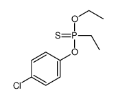 (4-chlorophenoxy)-ethoxy-ethyl-sulfanylidene-λ5-phosphane结构式