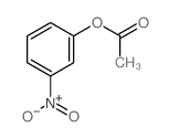 Acetic acid,3-nitrophenyl ester Structure
