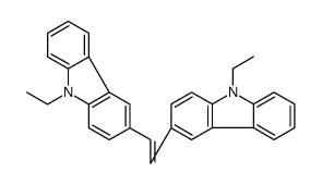 9-ethyl-3-[2-(9-ethylcarbazol-3-yl)ethenyl]carbazole Structure