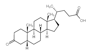 3-Oxo-5β-cholanoic acid结构式