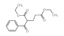 Pentanedioic acid,2-benzoyl-, 1,5-diethyl ester结构式