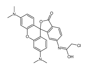 6-Chloroacetamidotetramethyl Rhodamine Structure