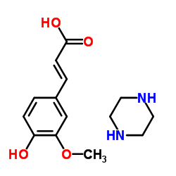 阿魏酸哌嗪结构式