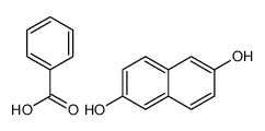benzoic acid,naphthalene-2,6-diol Structure