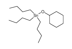 Cyclohexyloxy-tributyl-stannan结构式