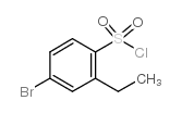 4-溴-2-乙基苯-1-磺酰氯结构式