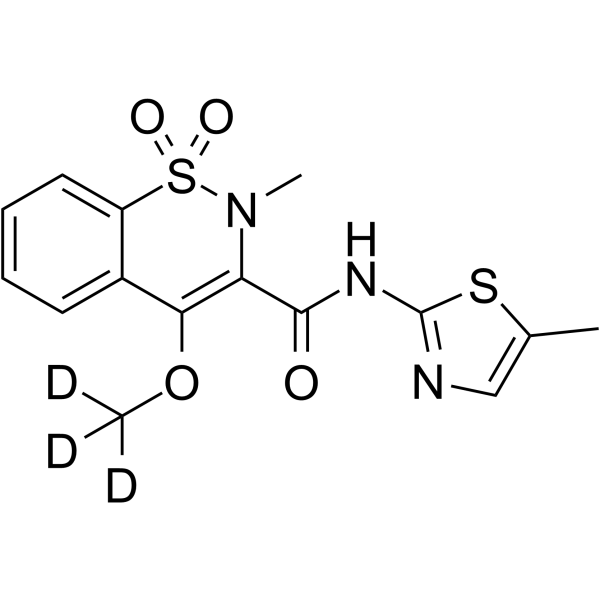 O-Methyl meloxicam-d3 Structure