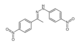 4-nitro-N-[(Z)-1-(4-nitrophenyl)ethylideneamino]aniline结构式