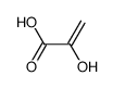 2-hydroxyacrylic acid Structure