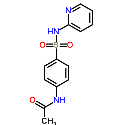 N-[4-(2-Pyridinylsulfamoyl)phenyl]acetamide结构式