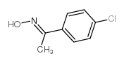 Ethanone,1-(4-chlorophenyl)-, oxime Structure