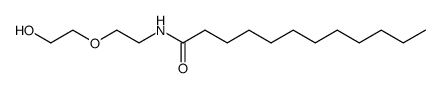 N-(2-(2-Hydroxyethoxy)ethyl)dodecanoylamide结构式