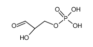 DL-glyceraldehyde 3-phosphate Structure
