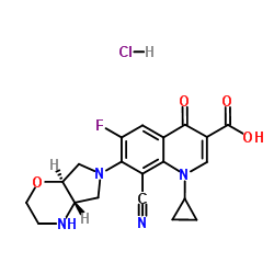 Finafloxacin Hydrochloride Structure