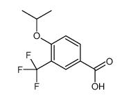 4-isopropoxy-3-(trifluoromethyl)benzoic acid Structure