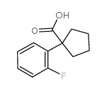 1-(2-Fluorophenyl)cyclopentanecarboxylic acid Structure