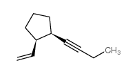 Cyclopentane, 1-(1-butynyl)-2-ethenyl-, (1R,2R)- (9CI)结构式