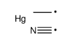 cyano(ethyl)mercury Structure