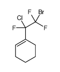 1-(2-BROMO-1-CHLOROTRIFLUOROETHYL)CYCLOHEXENE Structure