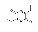 2,5-diethyl-3,6-dimethylcyclohexa-2,5-diene-1,4-dione Structure