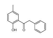 1-(2-羟基-5-甲基苯基)-2-苯基-1-乙酮结构式