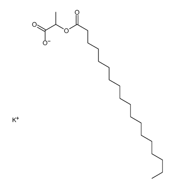 potassium 1-carboxylatoethyl stearate Structure