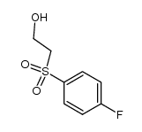 2-((4-氟苯基)磺酰基)乙醇结构式